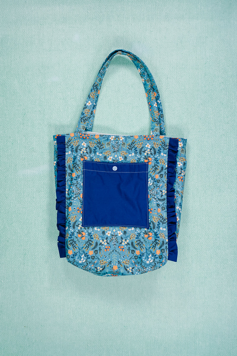 Ruffled Tote Bag Sewing Pattern