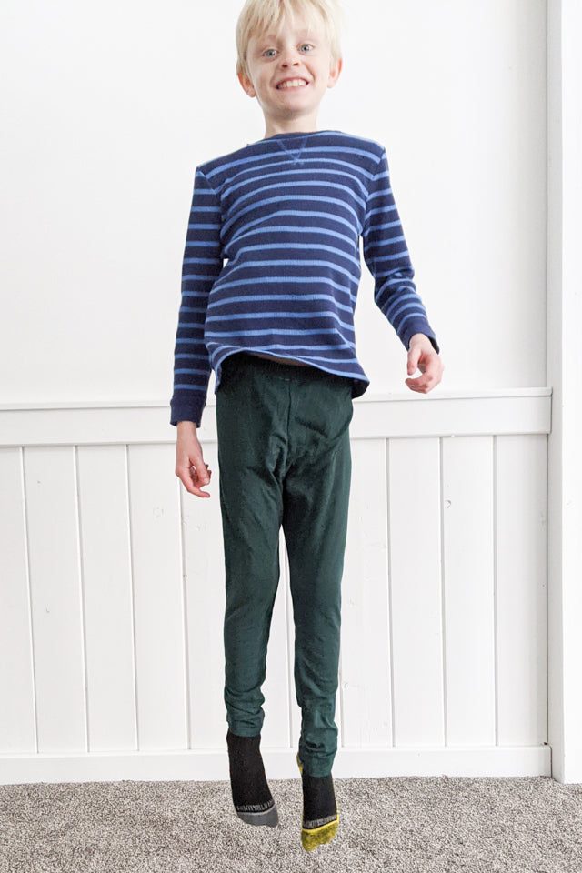 Upcycled T-Shirt Leggings and Shorts PDF Sewing Pattern