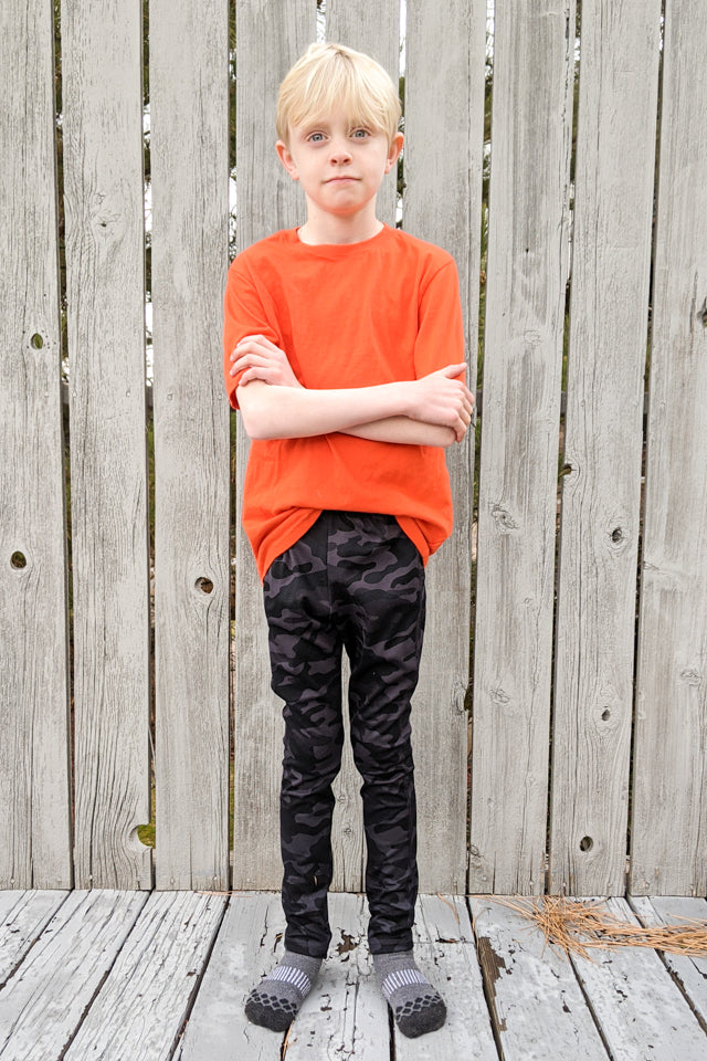 Upcycled T-Shirt Leggings and Shorts PDF Sewing Pattern