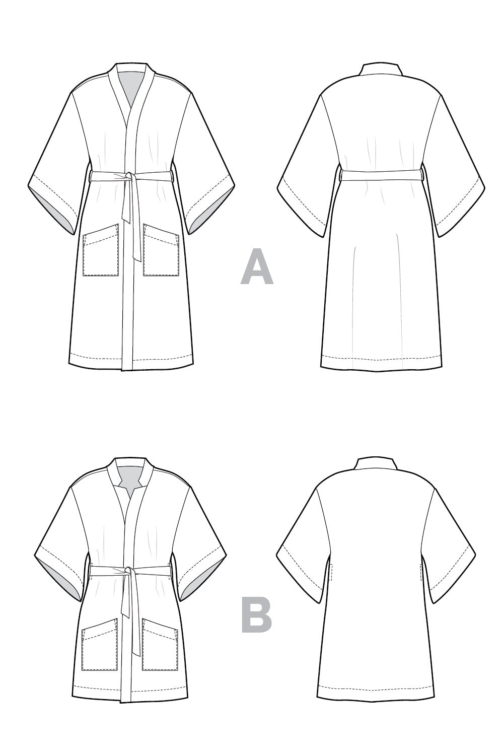 Veronik Robe Pattern